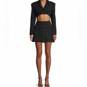 NWT Danielle Bernstein Cut out blazer mini dress